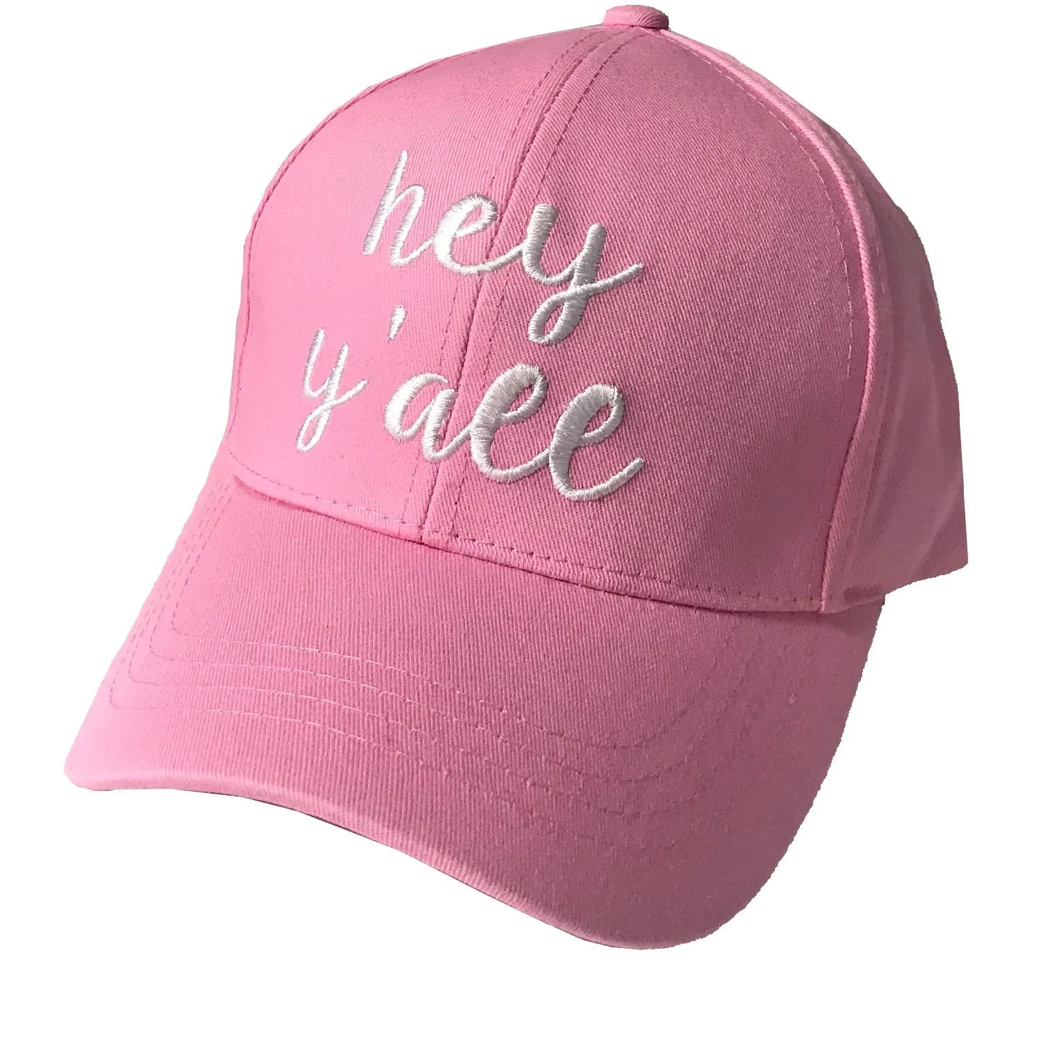 BA-2017 C.C Hey Y'all Lt Pink Cap