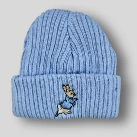 Baby Beanie Hat - Rabbit - Blue