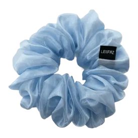 Baby Blue Organza Scrunchie