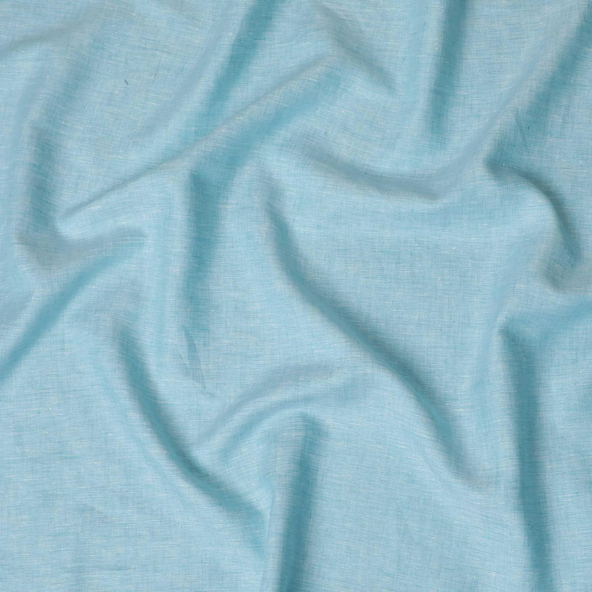 Baby blue Plain Premium pure linen fabric 60Lea-D16279