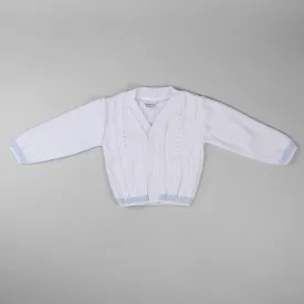 Baby Boys Cardigan - White - Pex Fergus