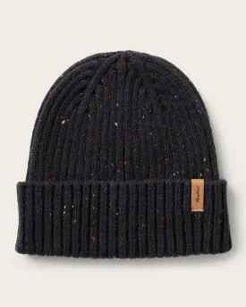 Baby Hawthorne Fleck Beanie in Black