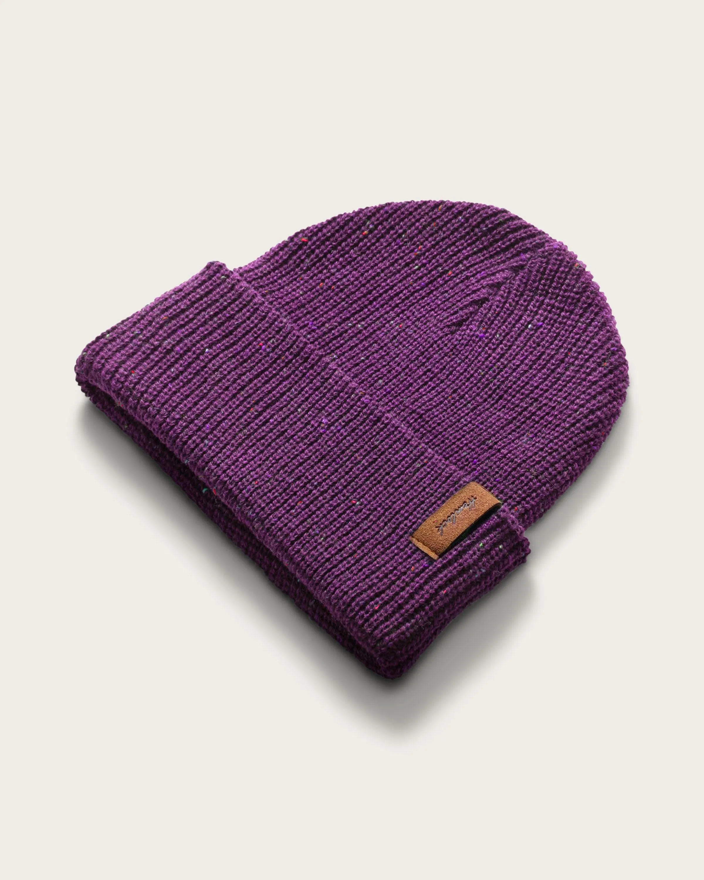 Baby Ranger Beanie in Purple Fleck