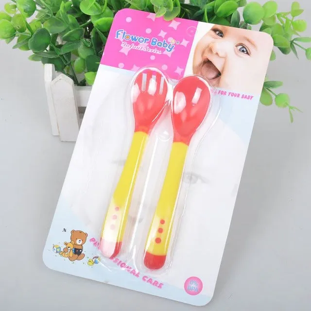 Baby Thermal Sensitivity Fork And Spoon - Flowor Baby