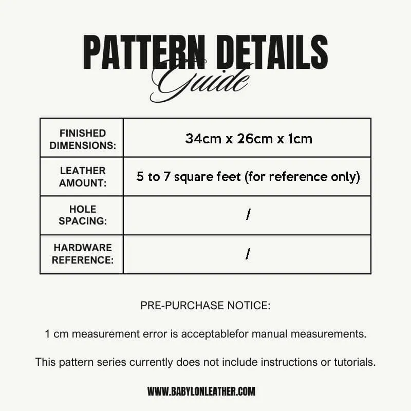 BABYLON™ Document Tote Bag Making Pattern AAB-207