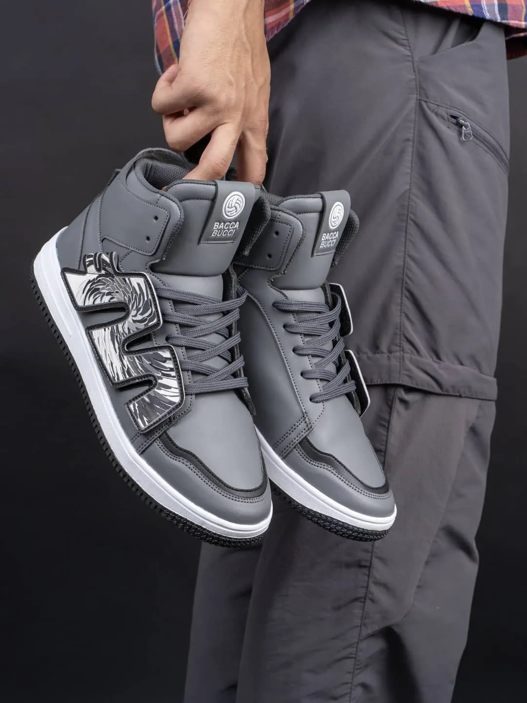 Bacca Bucci High-Top PATCH-PLAY Men's Sneakers