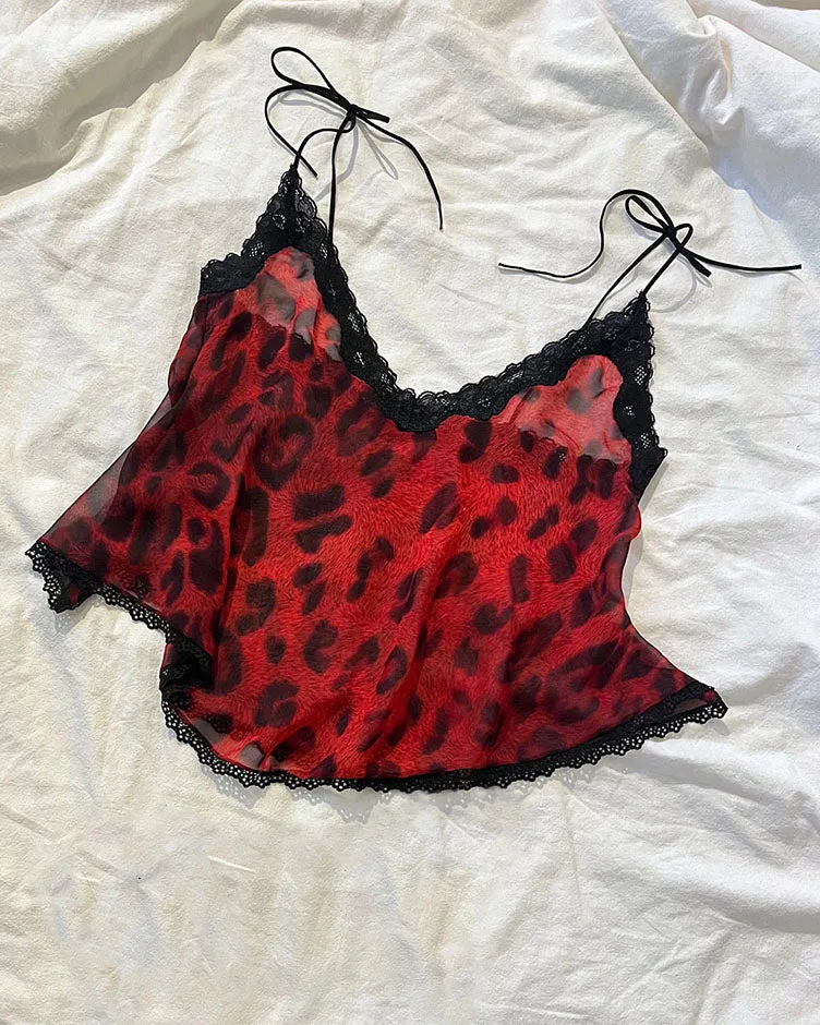 BACK IN STOCK! Leopard Print Camisole Set (only 3 available- any size)