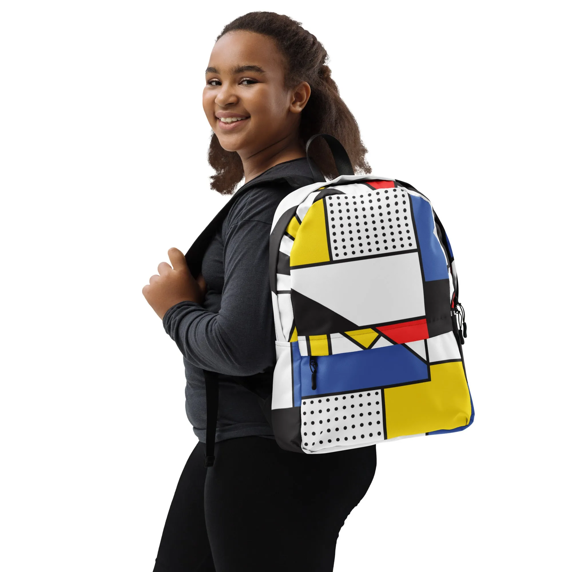 Backpack / travel backpack / cool backpack / tote bag backpack / back to school / sports backpack / Mondrian backpack