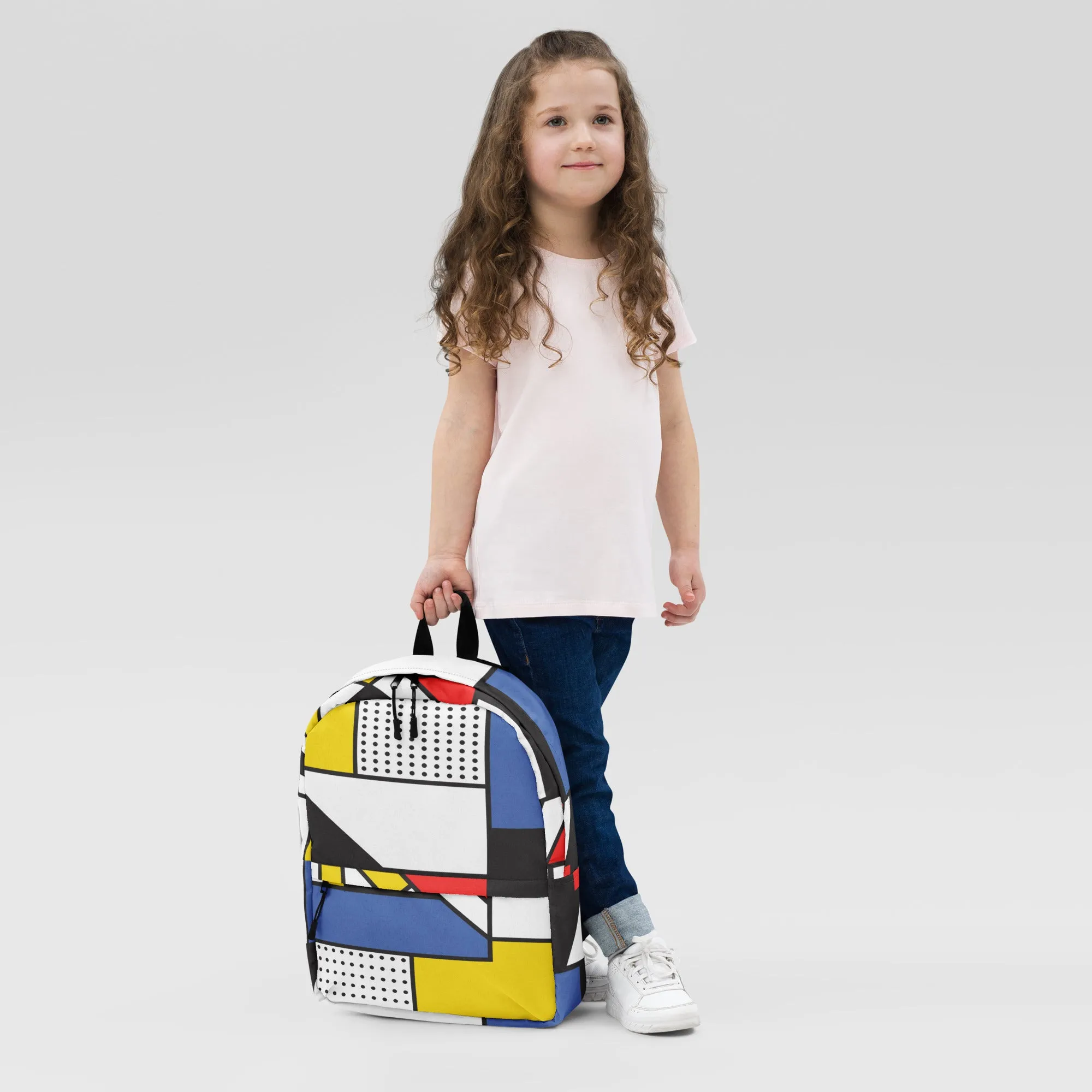 Backpack / travel backpack / cool backpack / tote bag backpack / back to school / sports backpack / Mondrian backpack