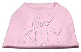 Bad Kitty Rhinestud Shirt Light Pink XXL (18)