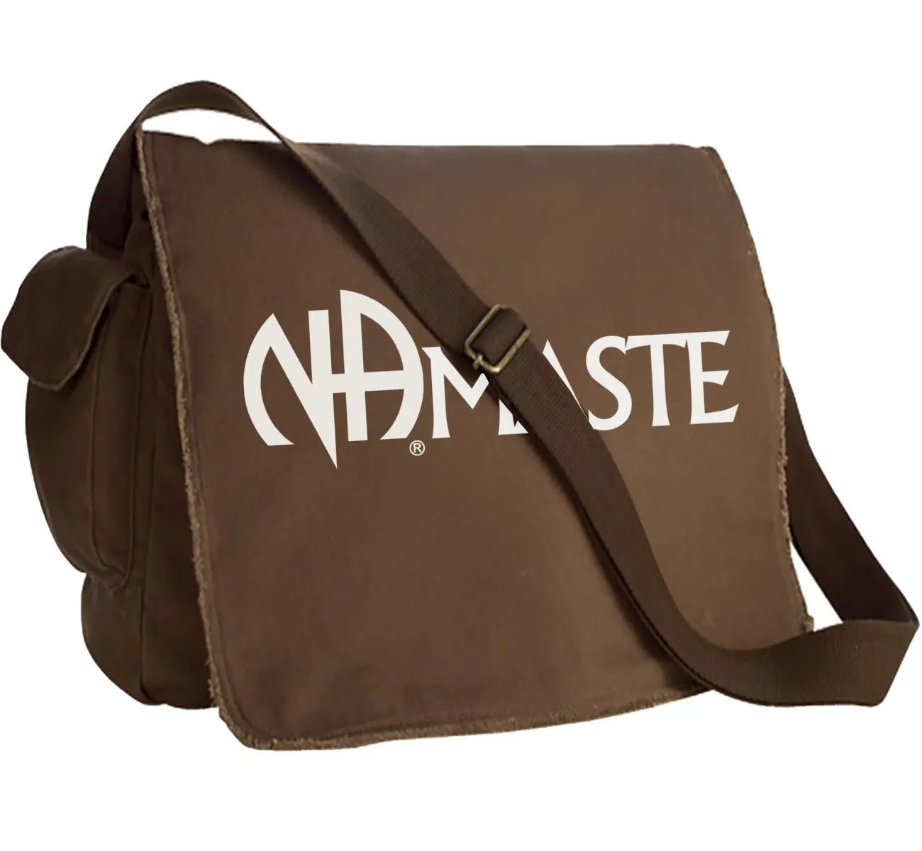 Bag- NAmaste Black Messenger Bag