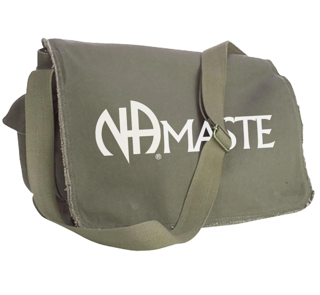 Bag- NAmaste Black Messenger Bag