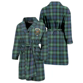 Baillie Ancient Tartan Bathrobe with Family Crest