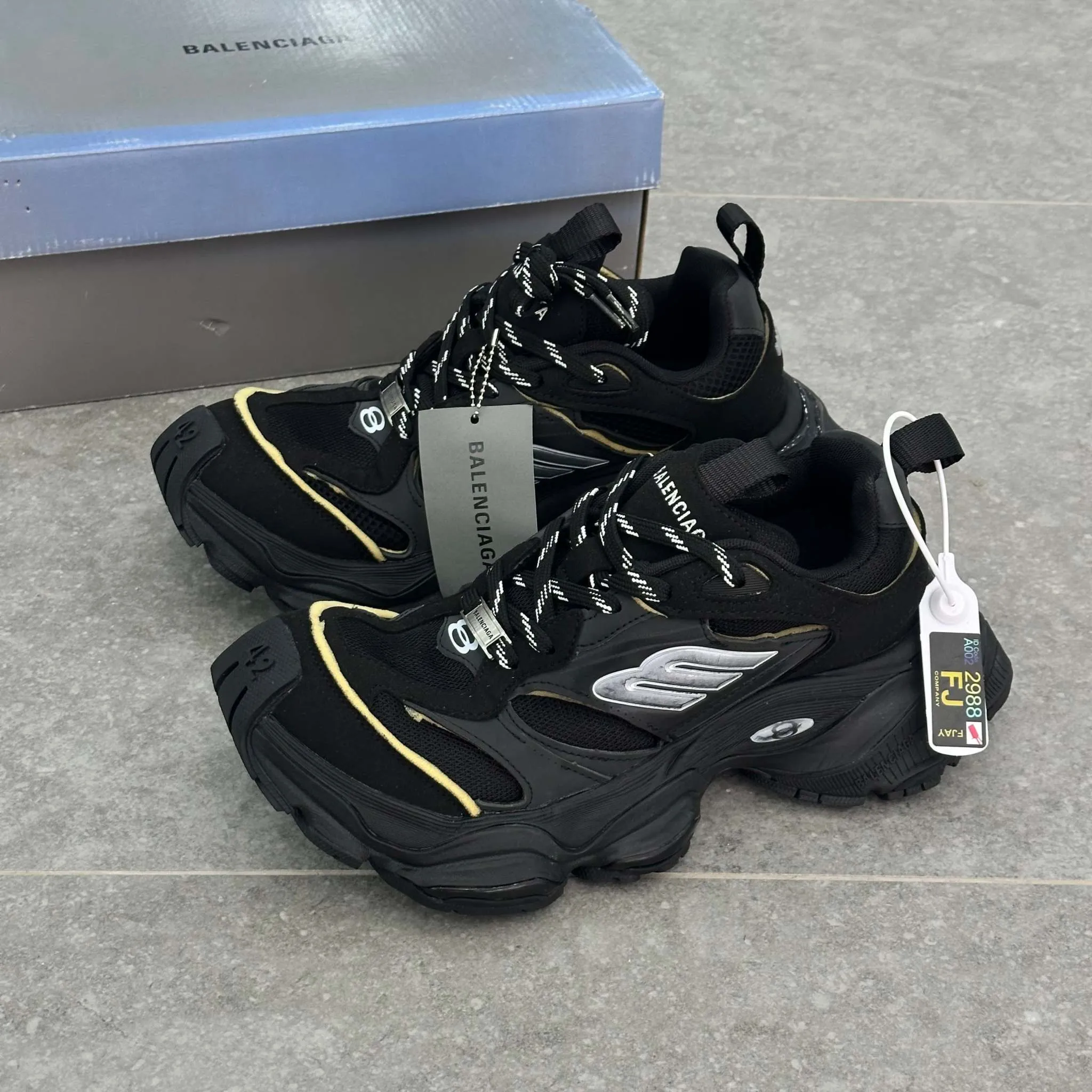 Balenciaga Cargo Sneaker Black