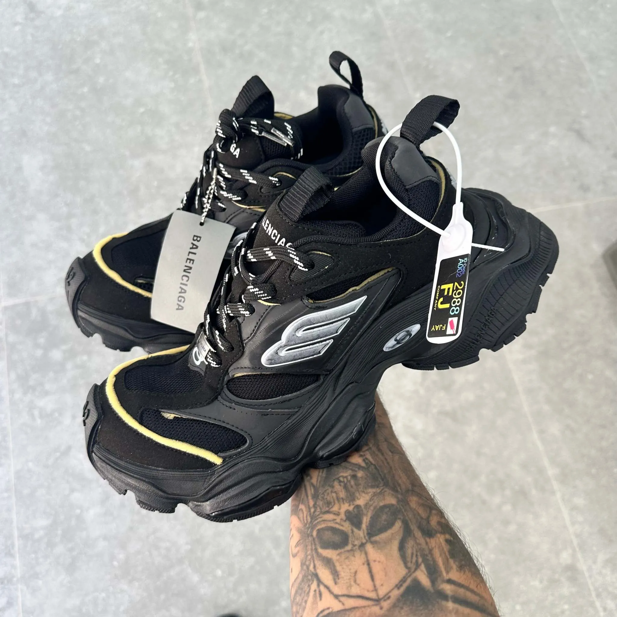 Balenciaga Cargo Sneaker Black