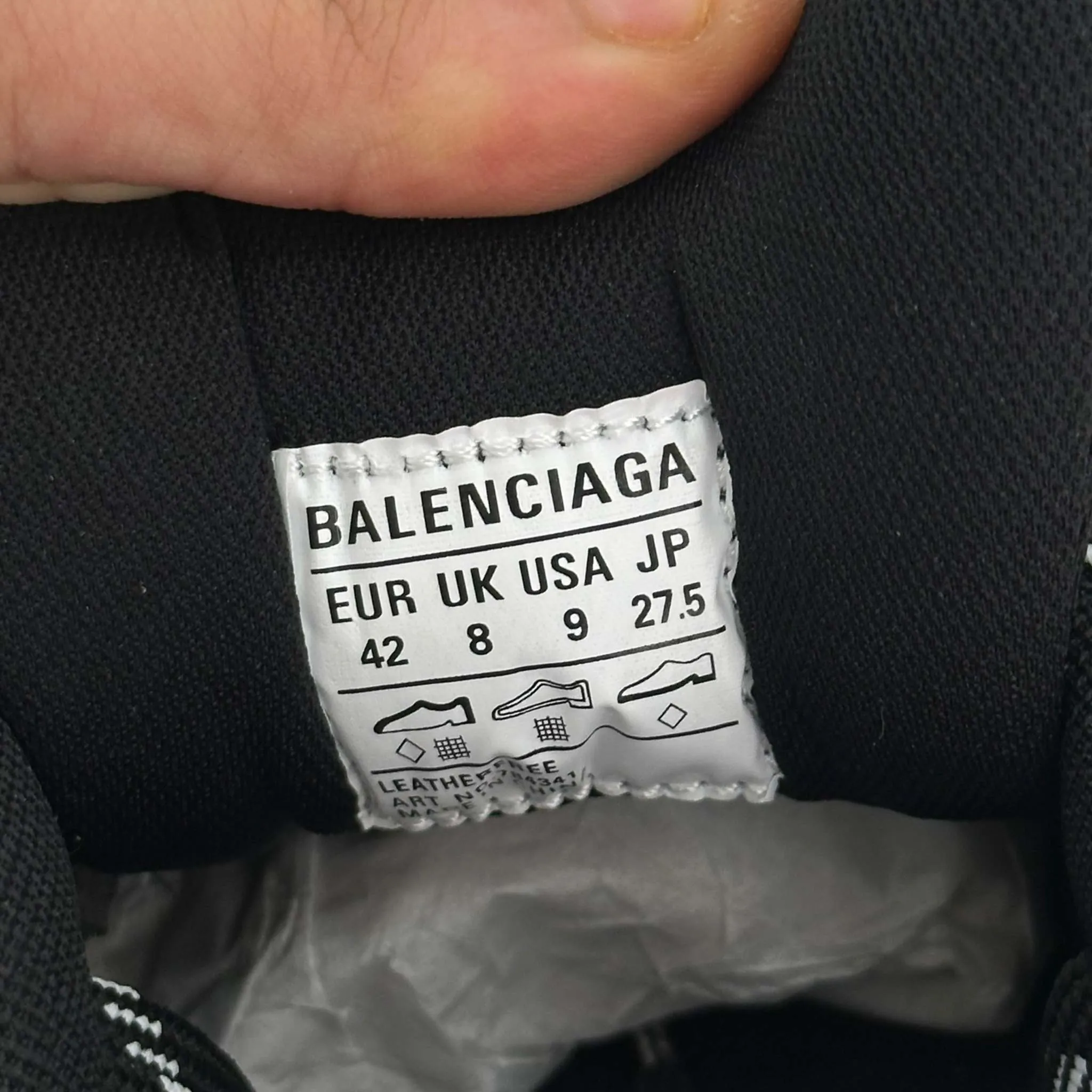 Balenciaga Cargo Sneaker Black