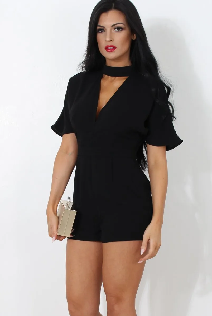 Ballon Black V Front Playsuit