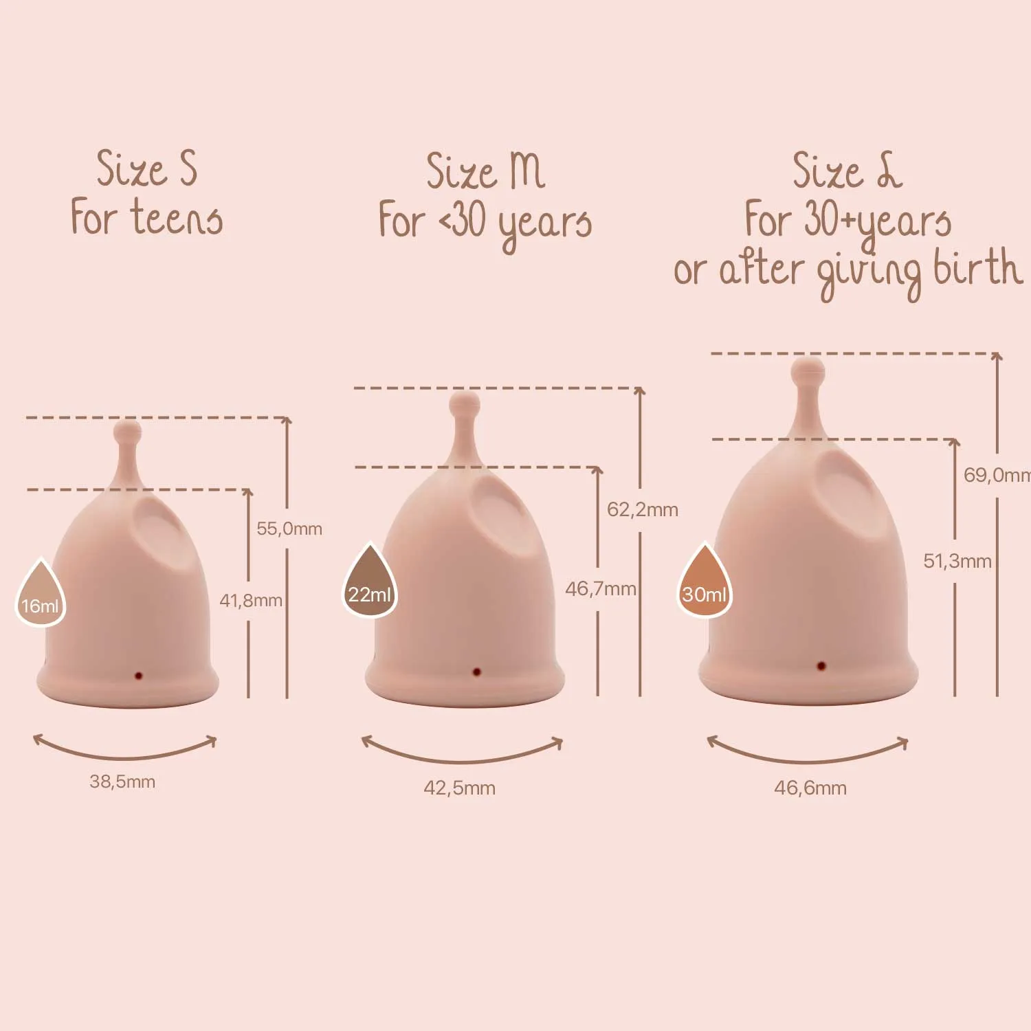 BAMBOOZY Menstrual Cup - Size Small