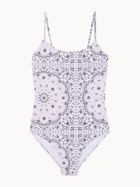 Bandana printed swimwear monokini