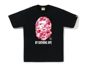 BAPE ABC CAMO BY BATHING APE TEE BLACK/PINK