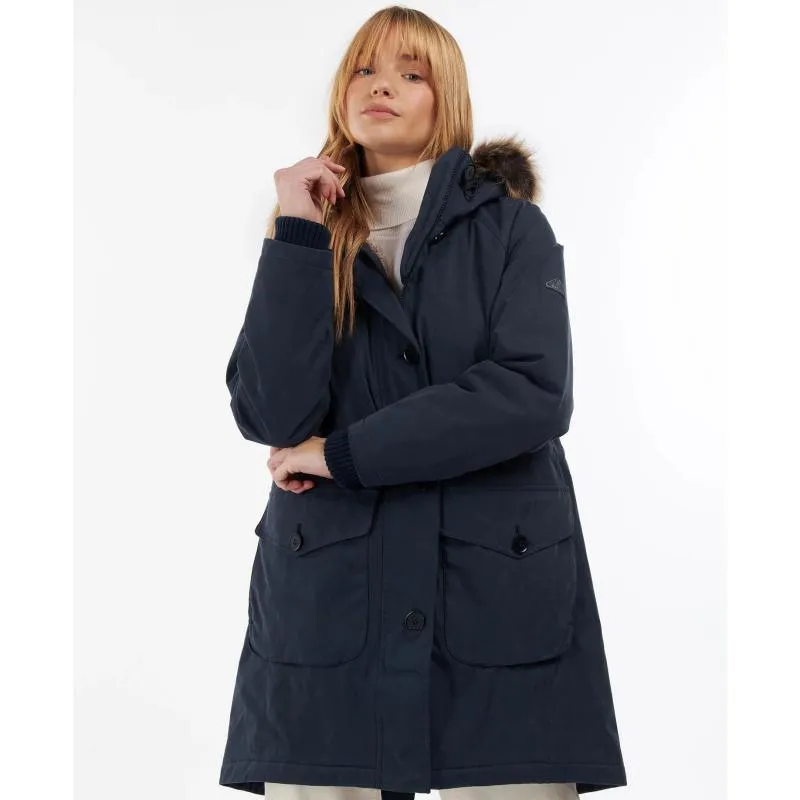 Barbour Foxton Ladies Waterproof Jacket - Navy/Dark Chambray