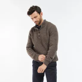 Barbour Horseford Half Button Jumper - Sandstone