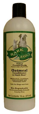 Bark 2 Basics Oatmeal Conditioner with Anti-Stat 15oz