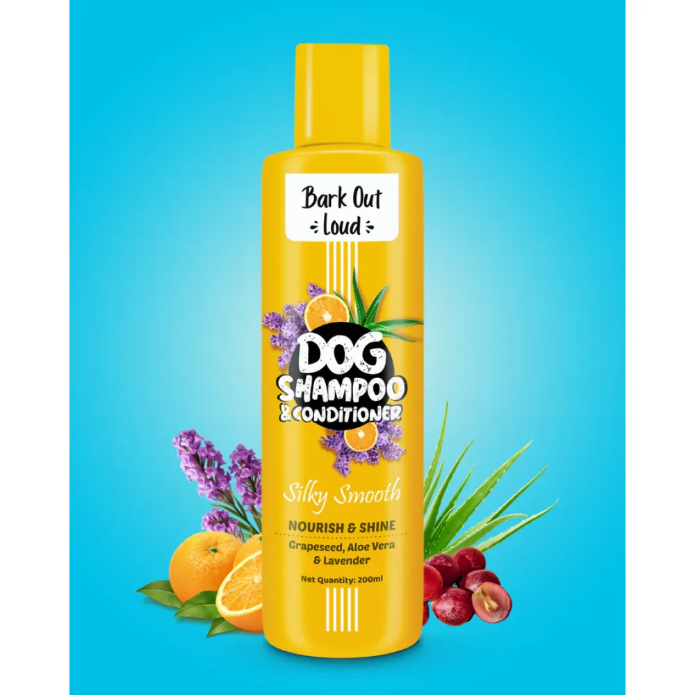 Bark Out Loud Silky Smooth Shampoo & Conditioner for Dogs