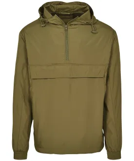 Basic pullover jacket | Olive