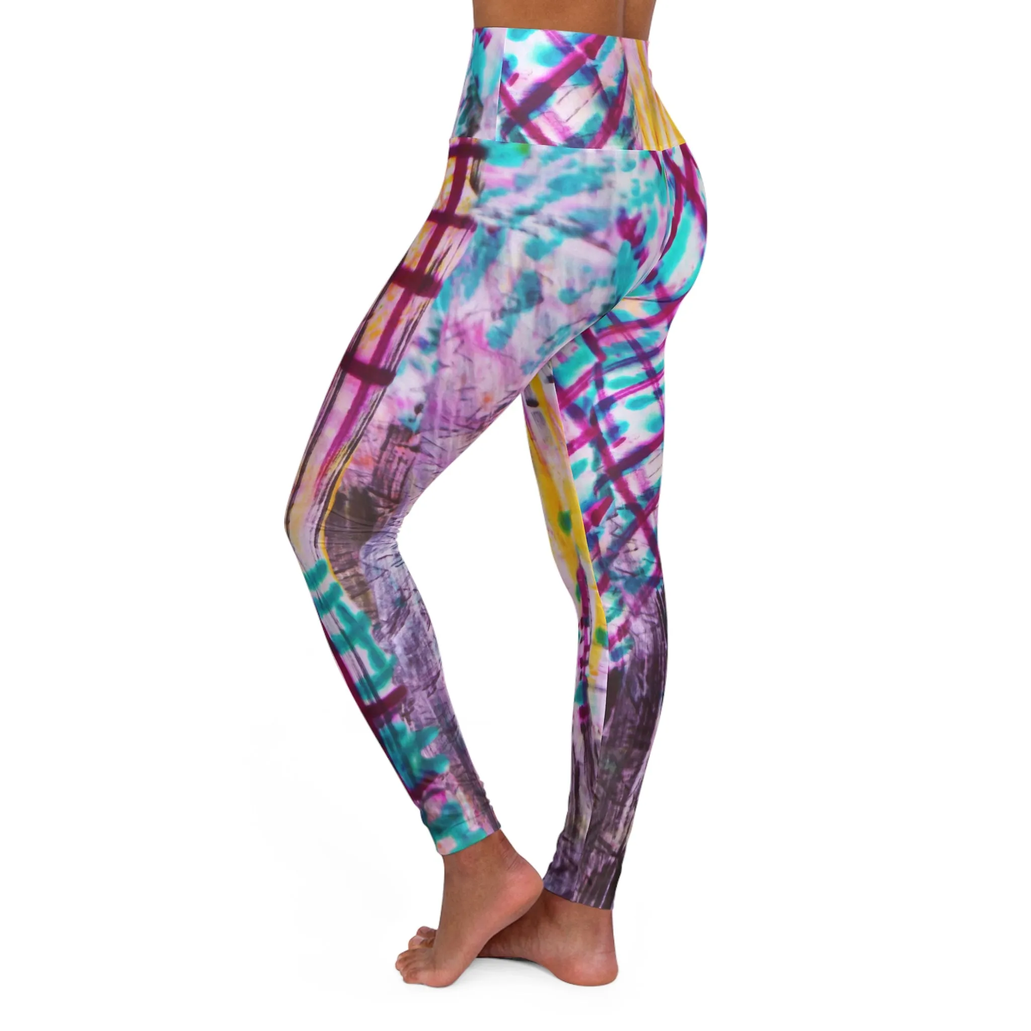 Basquiat High Waisted Leggings