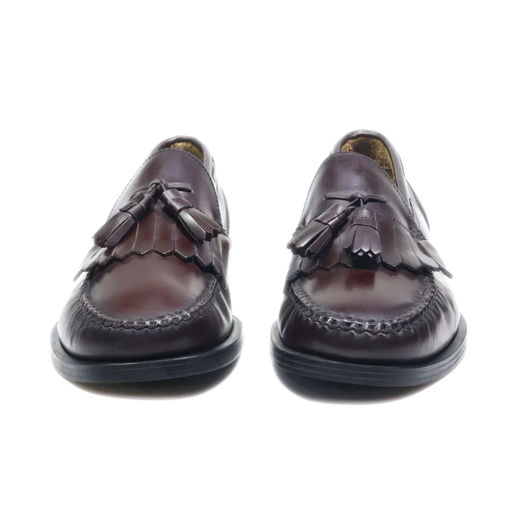 Bass Loafers Leather Brown Colour For Men