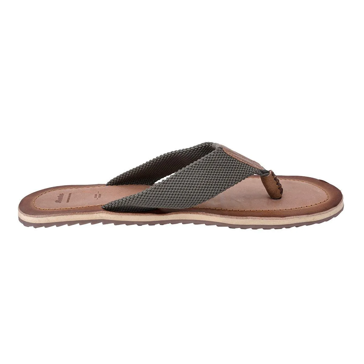 Bata Flipflops Casual Sandals Fabric Brown Colour For Men