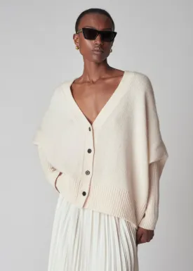 Batwing Cardigan in Cashmere - Ivory