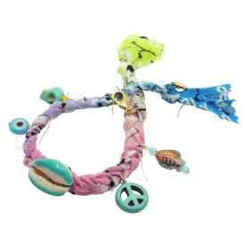 Beach Charms Bandana Braid Friendship Bracelet