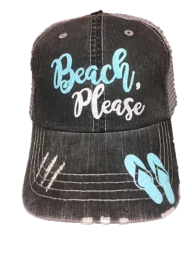 Beach Please Trucker Cap CGB002