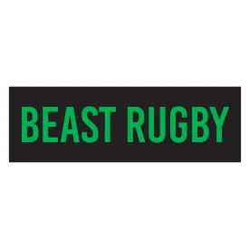 Beast Rugby Bumper Sticker - Lime