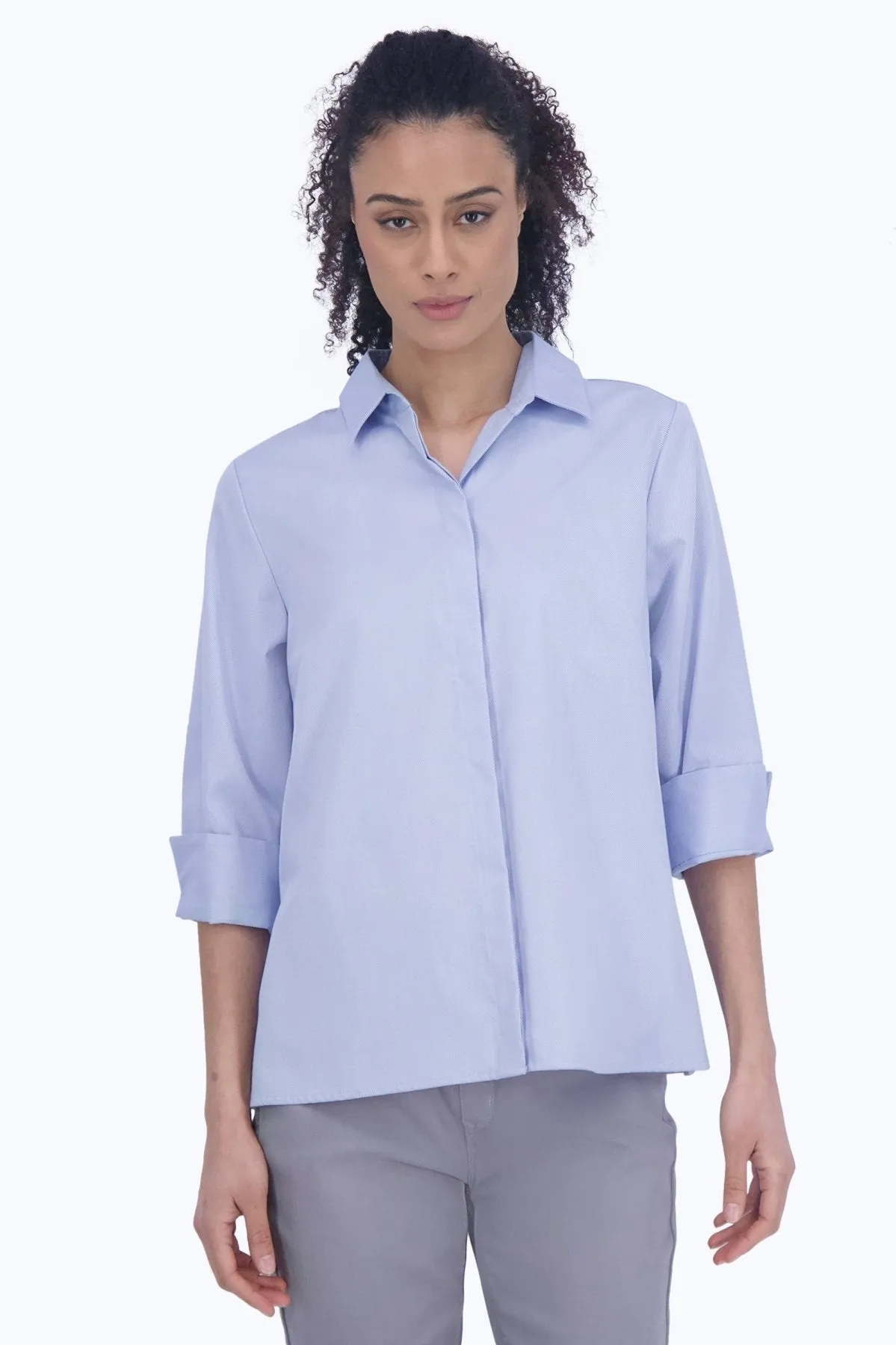 Beatrice Plus No Iron Cavalry Twill Shirt