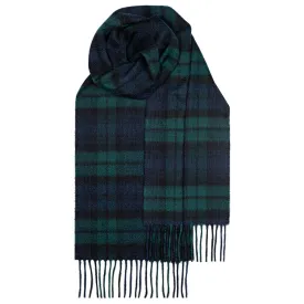 Beau Luxury Cashmere Scarf - Black Watch Modern