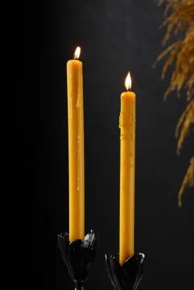 Beautiful Dinner Candle - Ochre