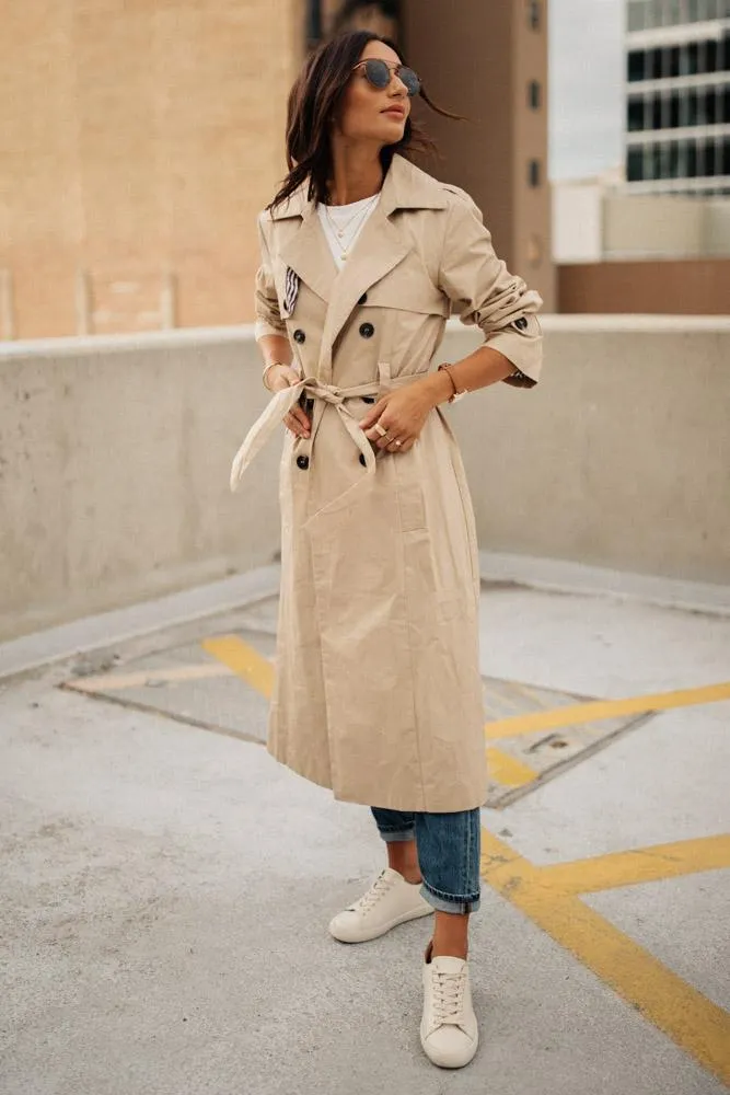 Bedford Trench Coat in Tan