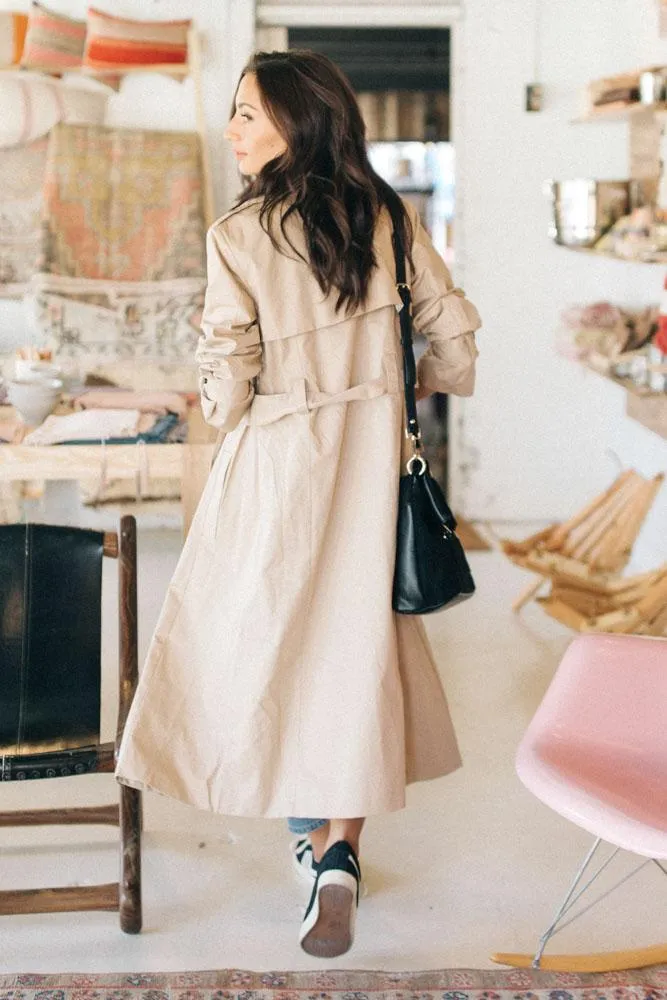 Bedford Trench Coat in Tan