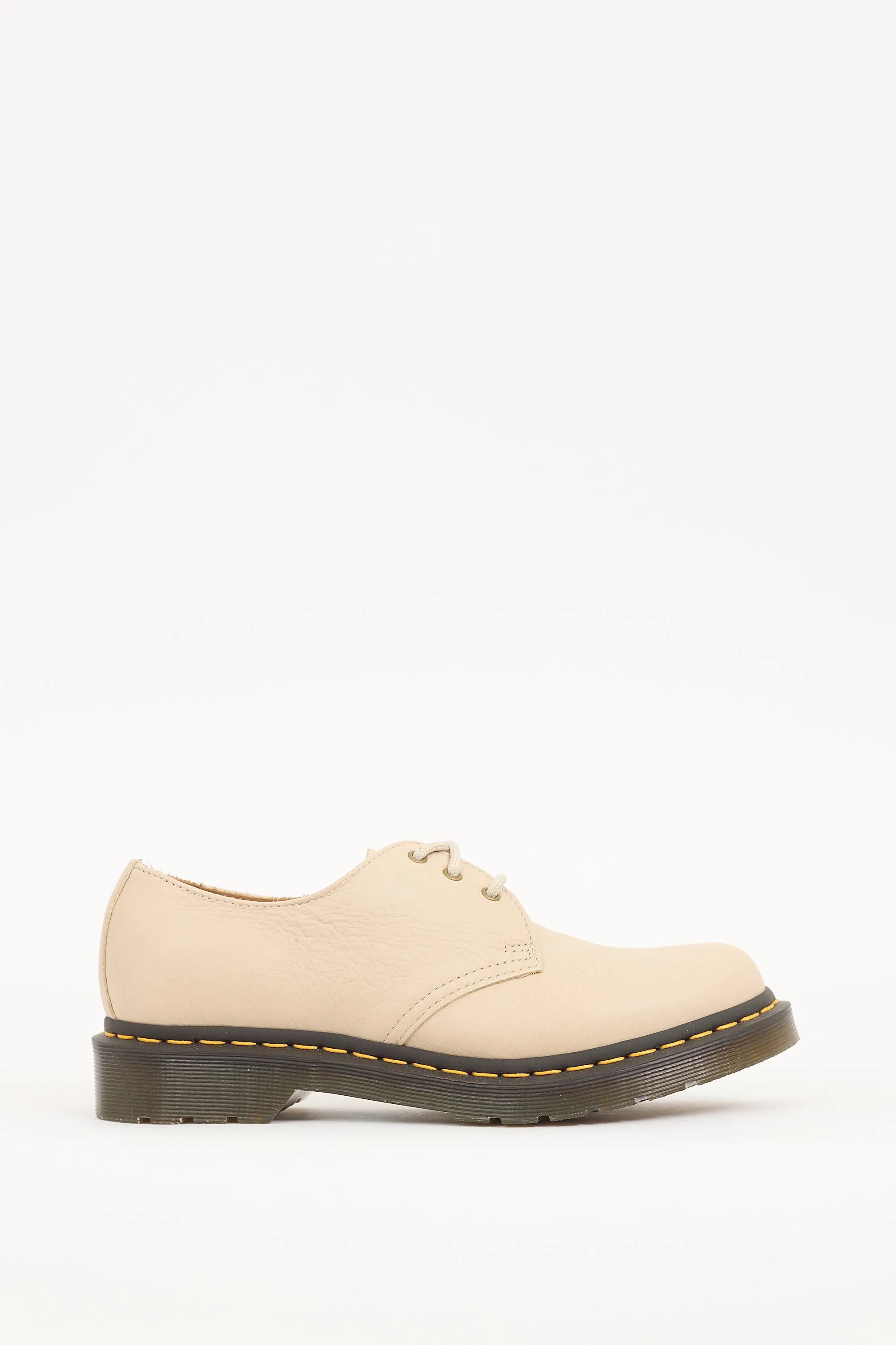 Beige Leather 1461 Derby