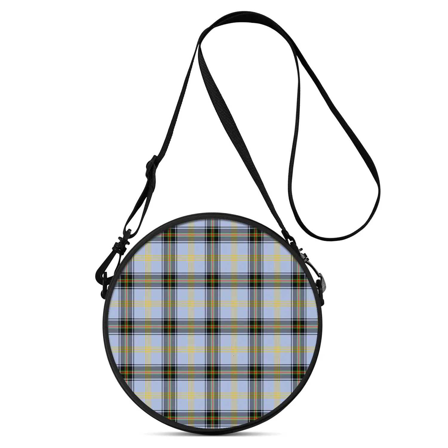 Bell Tartan Round Satchel Bags