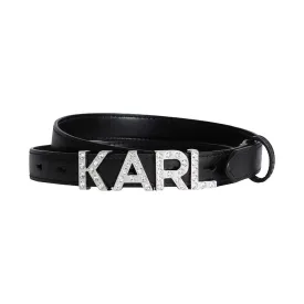 Belt Karl Lagerfeld K/letters Rhinest Small, black