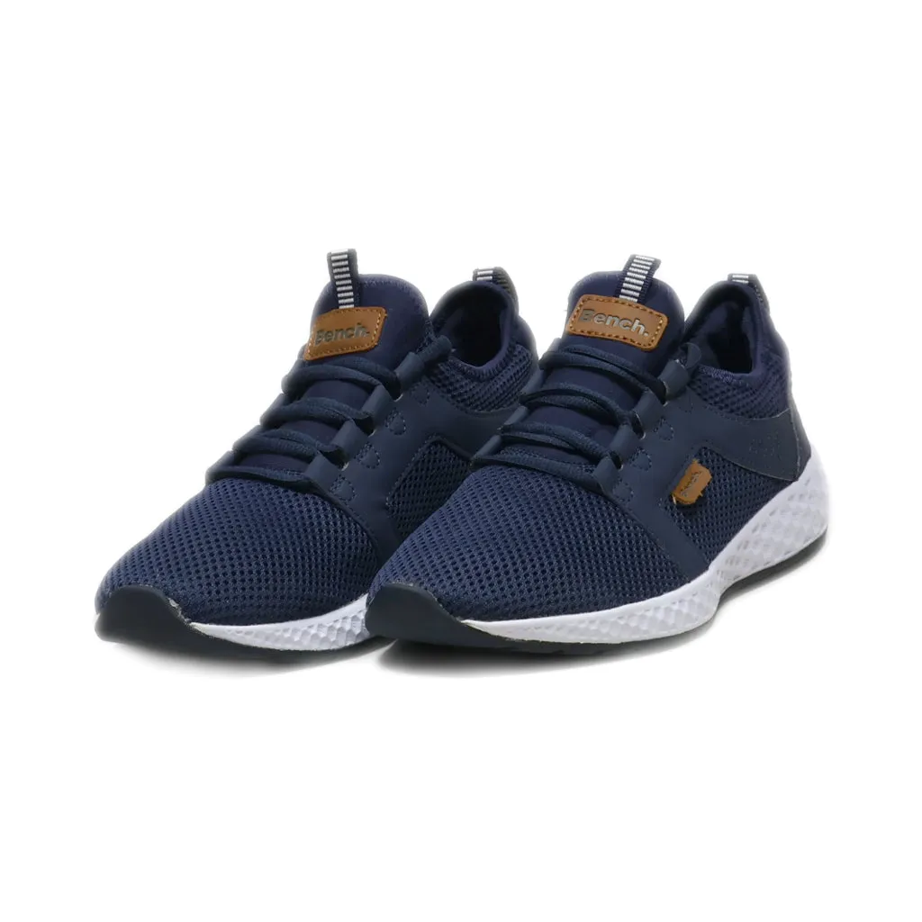 Bench. Sport Shoes Leather Blue Colour For Men