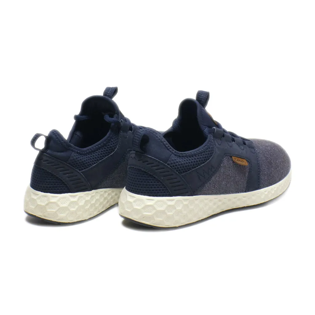 Bench. Sport Shoes Leather Blue Colour For Women