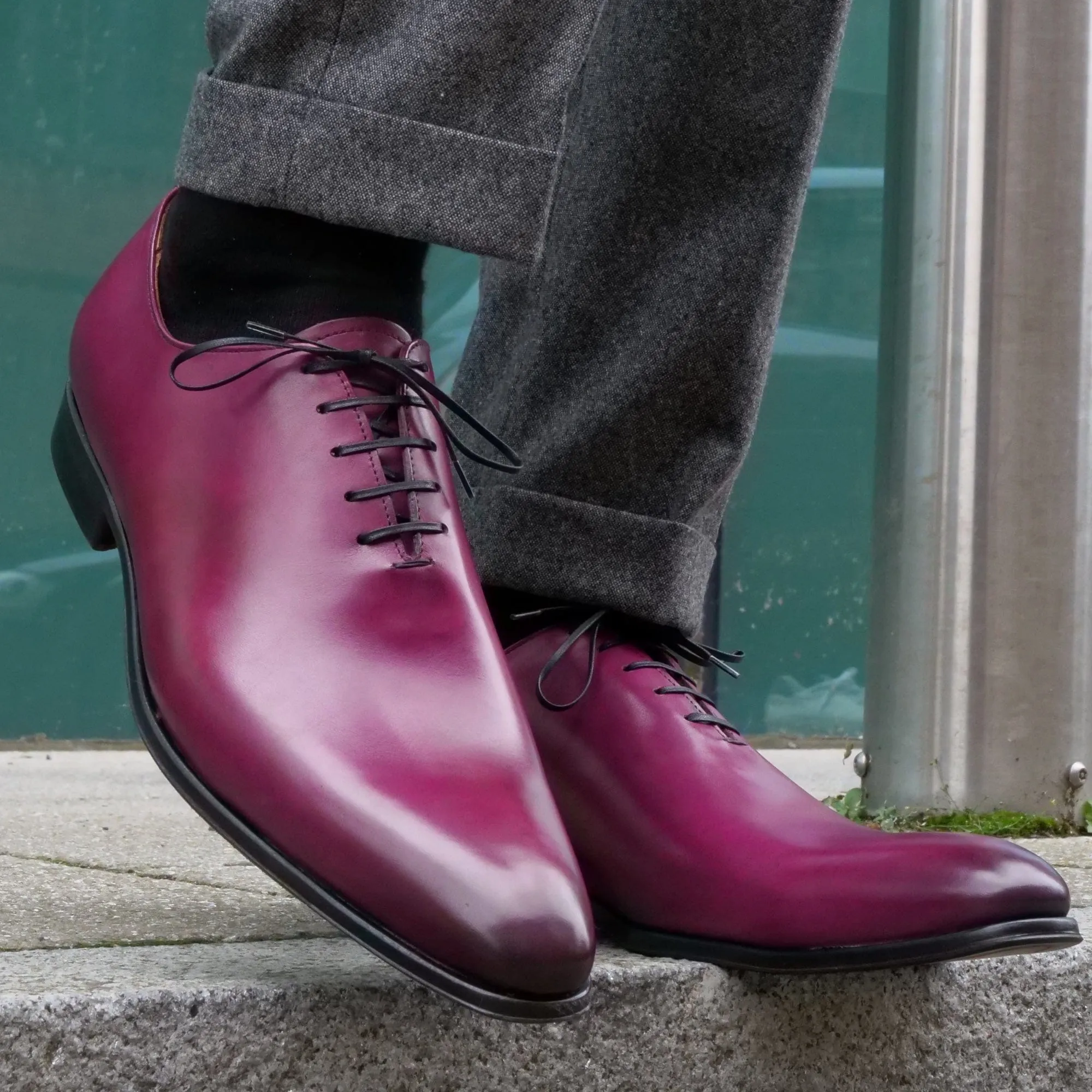 Benson Wholecut Oxford Plum