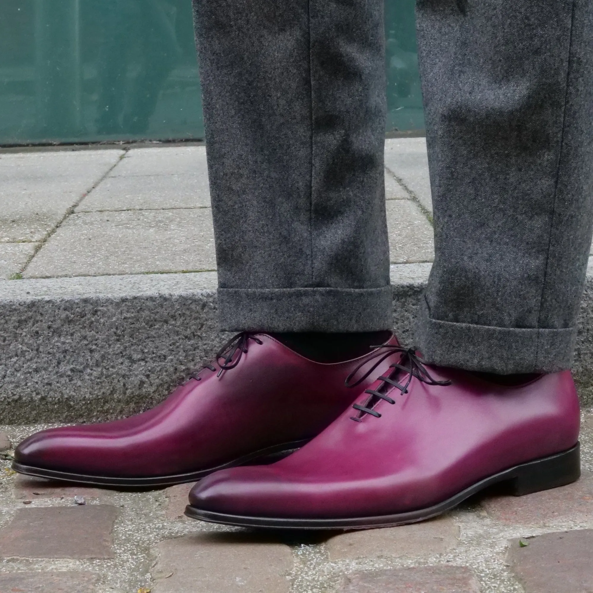 Benson Wholecut Oxford Plum