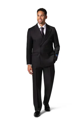 Berragamo A6732 D/B Slim Fit Suit - Black