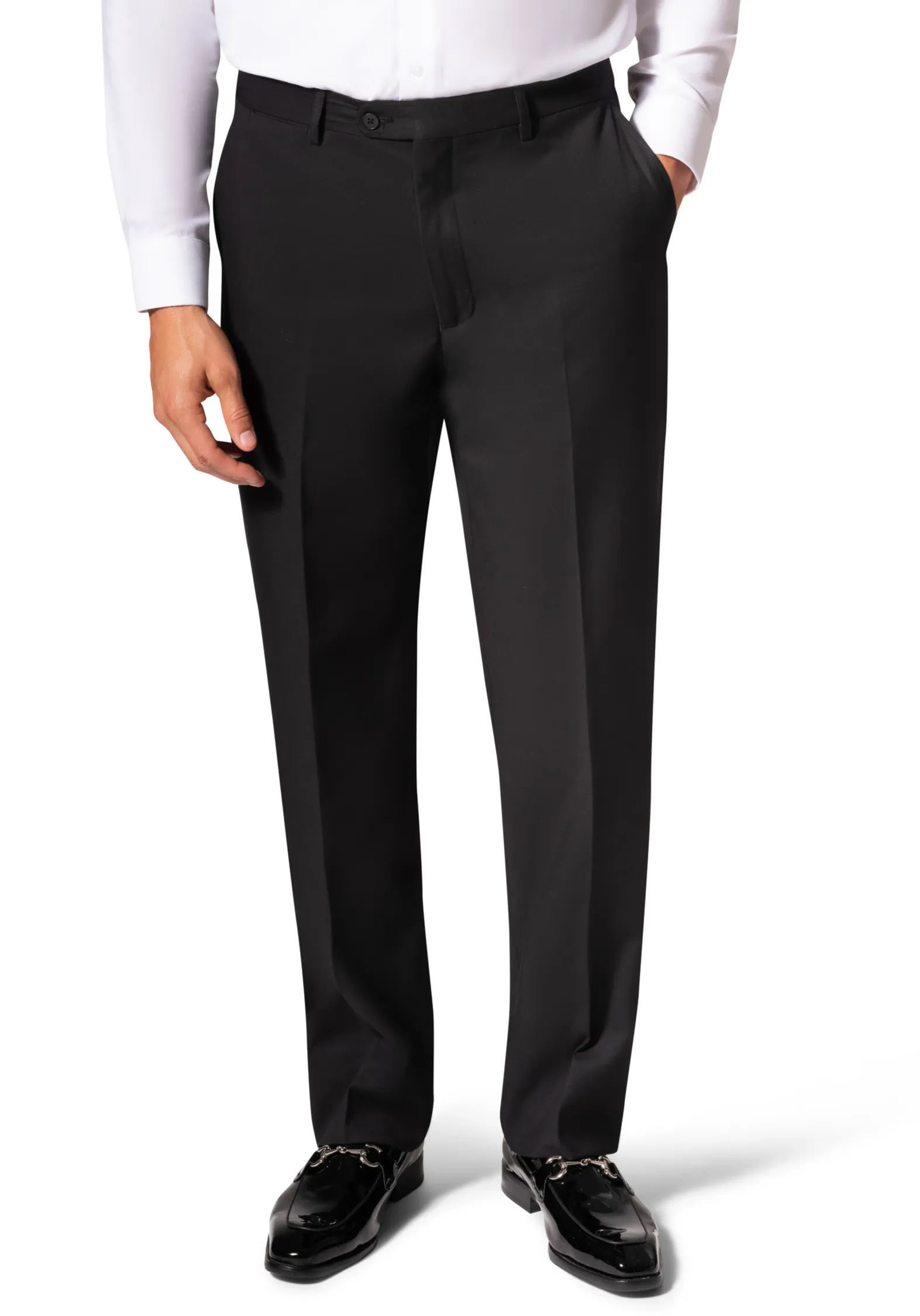 Berragamo A6732 D/B Slim Fit Suit - Black